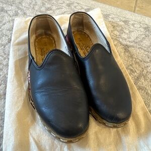 Sabah Shoes Women’s 7.5-8 Beirut Black Slip On Flats